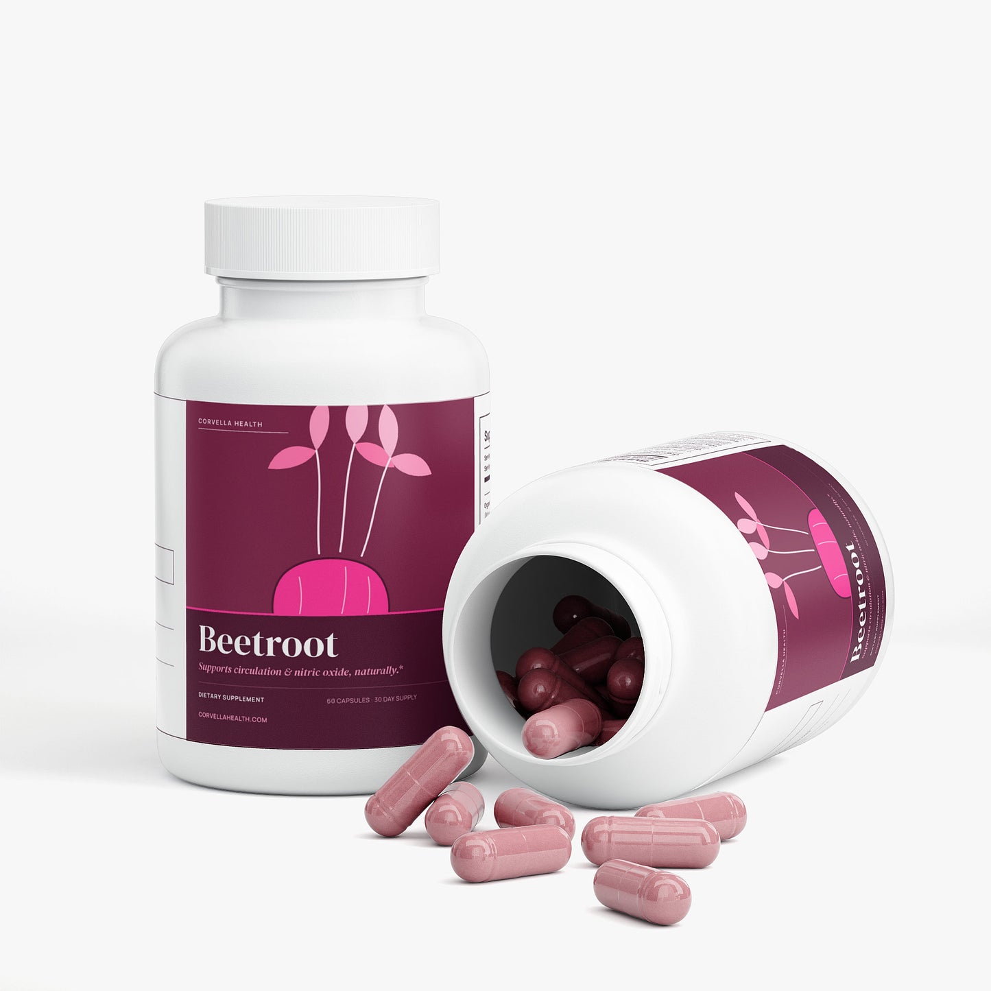 Corvella Beetroot Capsules To Support Circulation And Vitality