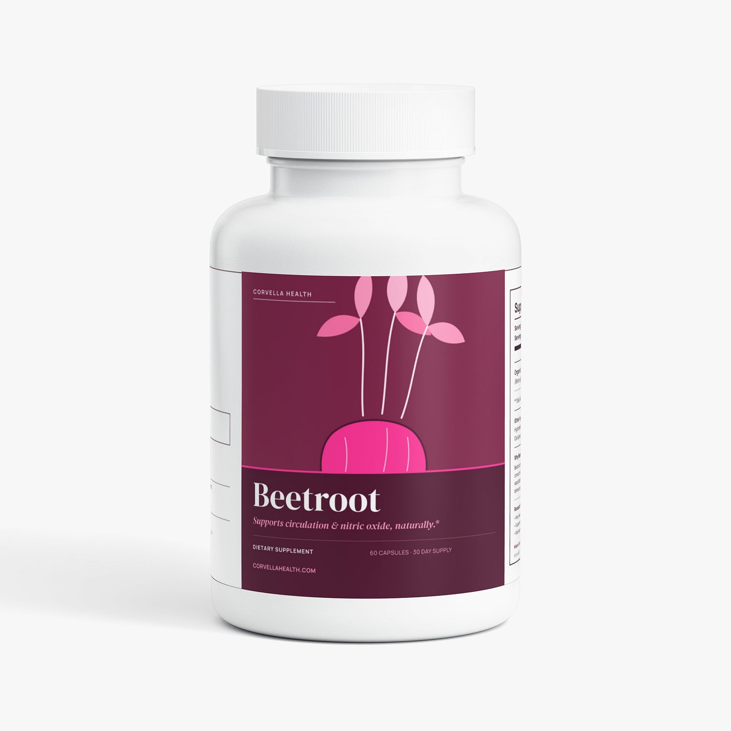 Corvella Beetroot Capsules To Support Circulation And Vitality