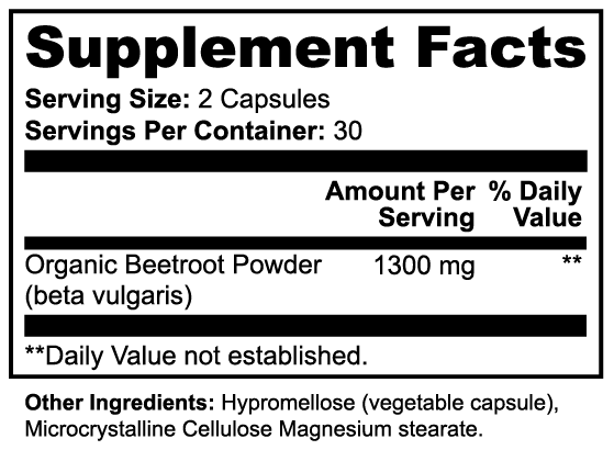 Corvella Beetroot Capsules To Support Circulation And Vitality